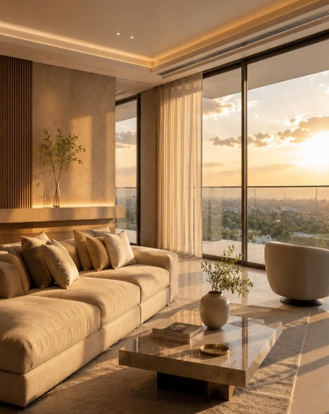 Kumar PadmaOne Aundh, Luxurious 3 BHK residences Aundh, Pune